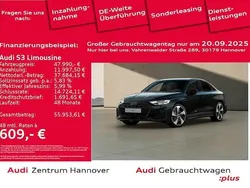 0e mythosschwarz metallic (metallic) Gebraucht 2024 Audi S3 Ambiente Limousine | 47.990 € (Fairer Preis)
