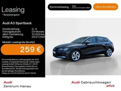Mythosschwarz metallic Gebraucht 2024 Audi A3 Advanced Plus Limousine | 33.239 € (Fairer Preis)