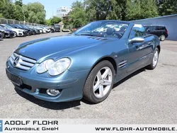 Topasblau lack Gebraucht 2007 Mercedes SL350 Cabrio | 17.500 € (Fairer Preis)
