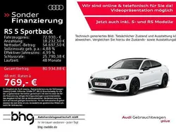 Weiß Gebraucht 2022 Audi RS5 Sportback Advanced Limousine | 72.930 € (Teuer)