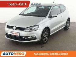 Silber Gebraucht 2016 VW Polo Allstar Kleinwagen | 8.570 € (Fairer Preis)