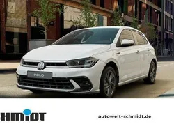 Pure white Neu 2025 VW Polo R-line Limousine | 31.590 € (Teuer)