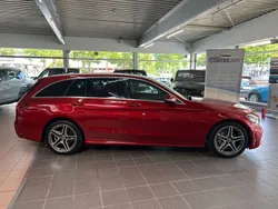 Rot Gebraucht 2020 Mercedes C180 AMG line Kombi | 22.700 € (Guter Preis)