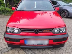 Rot Gebraucht 1995 VW Golf Cabriolet Cabrio | 3.750 €