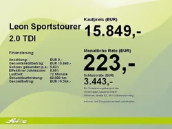 Weiß Gebraucht 2022 Seat Leon Style Kombi | 15.849 € (Guter Preis)