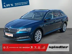 Lavablau metallic Gebraucht 2022 Skoda Superb Premium Edition Kombi | 26.380 € (Etwas zu teuer)