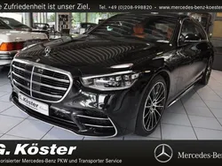 Obsidianschwarz lack Gebraucht 2022 Mercedes S400 AMG line Limousine | 76.500 € (Superpreis)