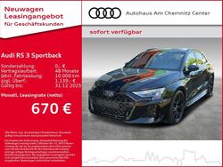 Schwarz Neu 2025 Audi RS3 Sportback Sport Kleinwagen | 72.980 € (Etwas zu teuer)