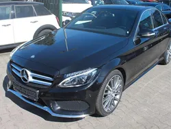Obsidianschwarz metalliclack Gebraucht 2015 Mercedes C250 AMG line Limousine | 19.900 € (Guter Preis)