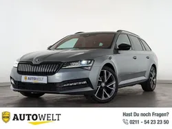 Business grau Gebraucht 2021 Skoda Superb SportLine Kombi | 29.360 € (Fairer Preis)