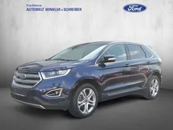 Konablau metallic Gebraucht 2016 Ford Edge Titanium SUV | 21.490 € (Fairer Preis)