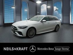 Weiß Gebraucht 2024 Mercedes C200 AMG line Kombi | 43.450 € (Etwas zu teuer)