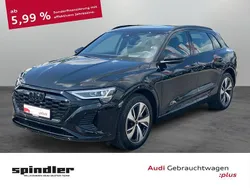 Mythosschwarz metallic Gebraucht 2024 Audi Q8 e-tron S-Line SUV | 57.980 € (Etwas zu teuer)