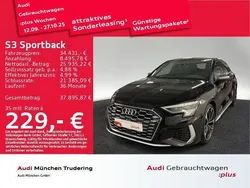 Mythosschwarz metallic Gebraucht 2022 Audi S3 Sport Limousine | 34.431 € (Guter Preis)