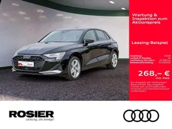 Schwarz / mythosschwarz Gebraucht 2025 Audi A3 Sportback Advanced Plus Limousine | 33.428 € (Guter Preis)