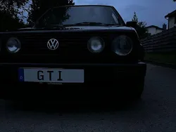 Schwarz Gebraucht 1986 VW Golf II | 8.500 €