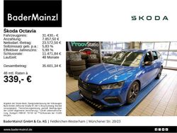 Blau Gebraucht 2023 Skoda Octavia RS Kombi | 31.430 € (Etwas zu teuer)