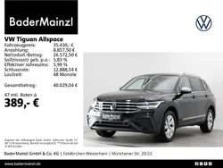 Schwarz Gebraucht 2024 VW Tiguan Allspace Life SUV | 35.430 € (Superpreis)