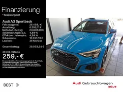 Turboblau Gebraucht 2021 Audi A3 S-Line Limousine | 26.488 € (Fairer Preis)