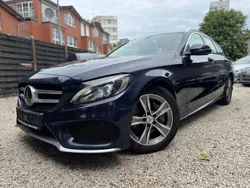 Blau Gebraucht 2018 Mercedes C220 AMG line Limousine | 13.450 € (Superpreis)