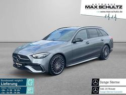 Metalliclack selenitgrau Gebraucht 2024 Mercedes C220 AMG line Kombi | 39.680 € (Fairer Preis)