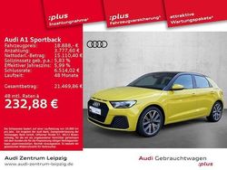 Pythongelb metallic mythosschwarz metallic Gebraucht 2021 Audi A1 Sportback Design Kleinwagen | 18.888 € (Guter Preis)