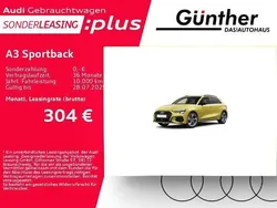 Pythongelb metallic Gebraucht 2024 Audi A3 Sportback e-tron S-Line Limousine | 38.000 € (Teuer)
