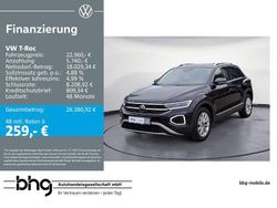 Schwarz Gebraucht 2022 VW T-Roc Style SUV | 22.960 € (Fairer Preis)