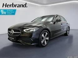 Unilack schwarz Gebraucht 2022 Mercedes C220 Avantgarde Limousine | 34.790 € (Fairer Preis)