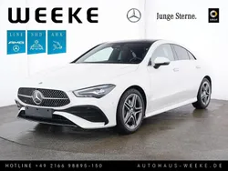 Weiß Gebraucht 2024 Mercedes CLA200 Advanced Plus Coupé | 38.479 € (Fairer Preis)