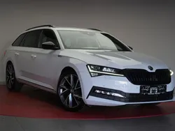 Moon white Gebraucht 2019 Skoda Superb SportLine Kombi | 25.990 € (Guter Preis)