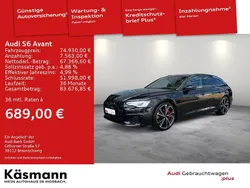 Mythosschwarz metallic (metallic) Gebraucht 2024 Audi S6 Ambiente Kombi | 74.930 € (Fairer Preis)