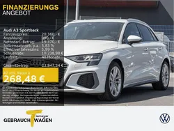 Weiß Gebraucht 2020 Audi A3 Sportback S-Line Limousine | 20.360 € (Guter Preis)