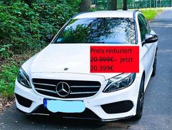 Weiß Gebraucht 2017 Mercedes C220 AMG line Kombi | 20.399 € (Etwas zu teuer)