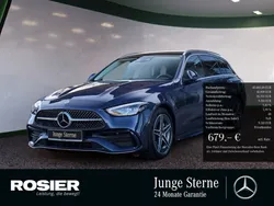 Blau / sodalithblau Gebraucht 2024 Mercedes C220 Sport Edition Kombi | 45.665 €