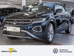 Schwarz Neu 2025 VW T-Roc Cabriolet Goal Cabrio | 35.980 € (Superpreis)