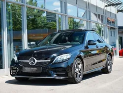 Schwarz Gebraucht 2020 Mercedes C300e AMG line Limousine | 30.990 € (Teuer)