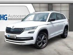 Weiß Gebraucht 2019 Skoda Kodiaq SportLine SUV | 32.790 € (Etwas zu teuer)