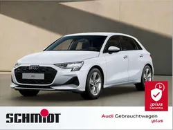 Gletscherweiß metallic Gebraucht 2025 Audi A3 Sportback Advanced Limousine | 34.840 € (Fairer Preis)