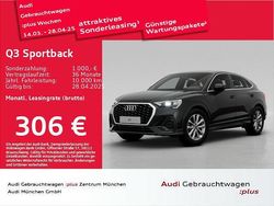 Mythosschwarz metallic Gebraucht 2024 Audi Q3 Sportback Ambiente SUV | 40.682 € (Fairer Preis)