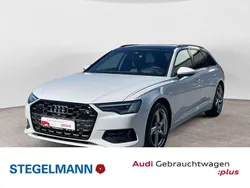Gletscherweiß metallic Gebraucht 2024 Audi A6 Advanced Plus Kombi | 45.990 €