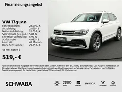 Oryxwhite perlmutteffekt Gebraucht 2020 VW Tiguan Highline SUV | 28.990 € (Guter Preis)
