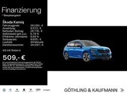 Raceblau metallic Neu 2025 Skoda Kamiq Monte Carlo SUV | 38.290 € (Teuer)