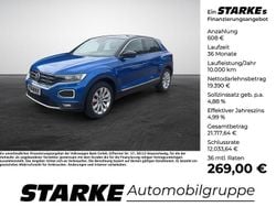 Blau Gebraucht 2020 VW T-Roc Sport SUV | 19.998 € (Guter Preis)
