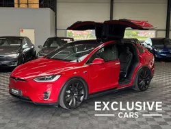 Red multicoat Gebraucht 2020 Tesla Model X SUV | 49.850 € (Teuer)