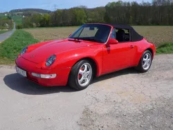 Rot Gebraucht 1995 Porsche 993 Cabrio | 90.000 €