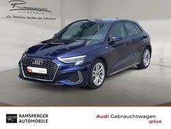Blau (navarrablau metallic) Gebraucht 2022 Audi A3 S-Line Limousine | 27.480 € (Guter Preis)