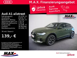 Distriktgrün metallic Gebraucht 2024 Audi A1 S-Line Kleinwagen | 23.409 € (Guter Preis)