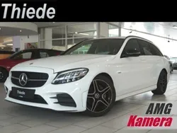 Weiß Gebraucht 2021 Mercedes C220 AMG line Limousine | 22.850 € (Superpreis)