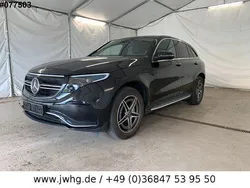 Schwarz Gebraucht 2022 Mercedes EQC400 AMG line SUV | 32.450 € (Fairer Preis)